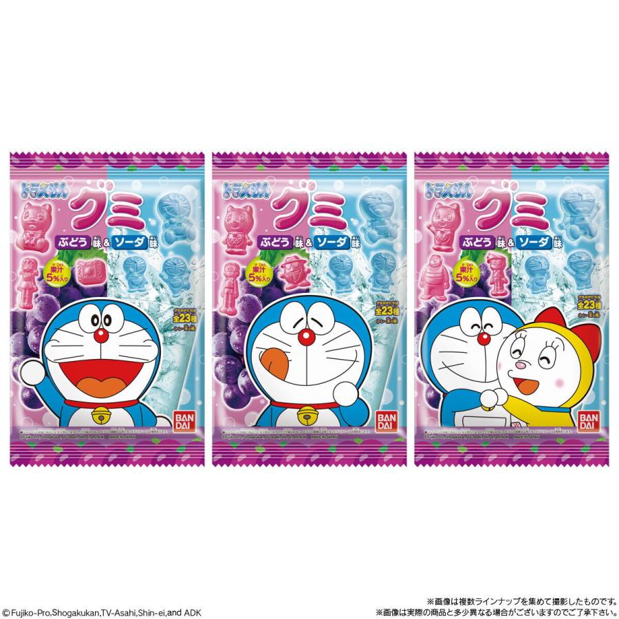 BANDAI（バンダイ） ドラえもん グミ ぶどう味＆ソーダ味 1袋（18g