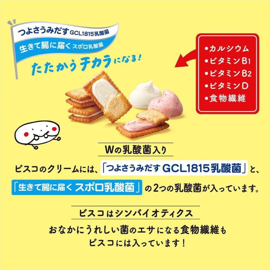 リス　60個入り大袋　4セット ビスコ グリコ 大袋 アソートパック 1袋（2枚×16パック） ゆうパケット