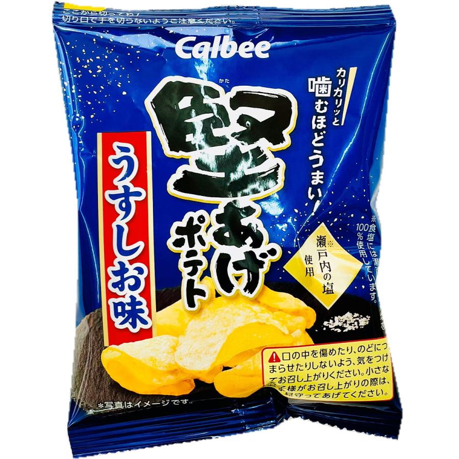 カルビー（Calbee） 堅あげポテト うすしお味 小袋8袋 ゆうパケット便