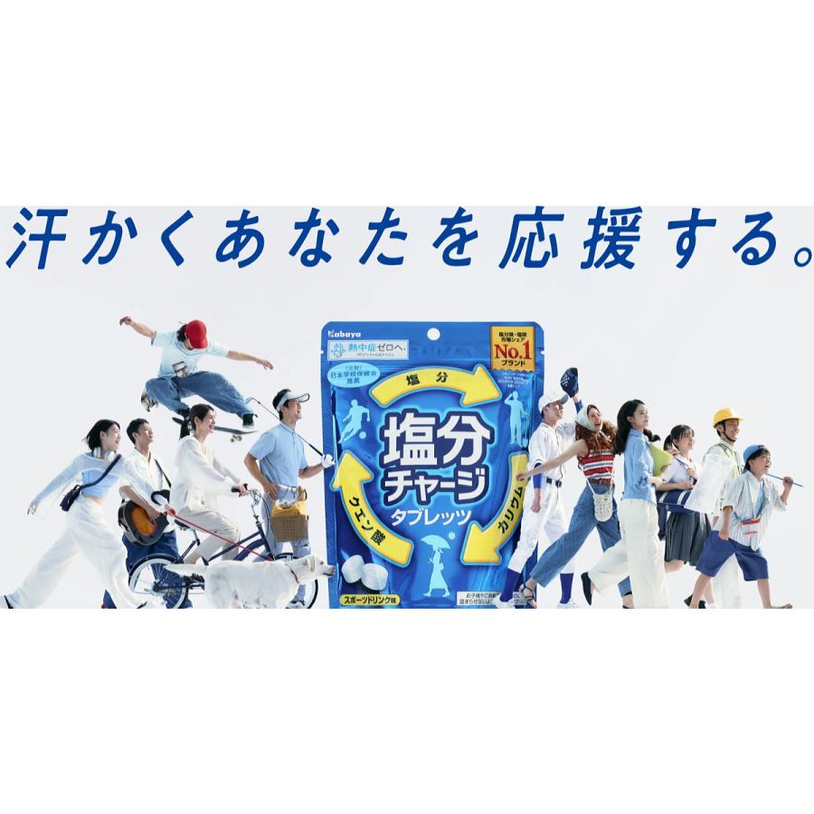 Kabaya カバヤ 塩分チャージ タブレッツ スポーツドリンク味 3袋（合計