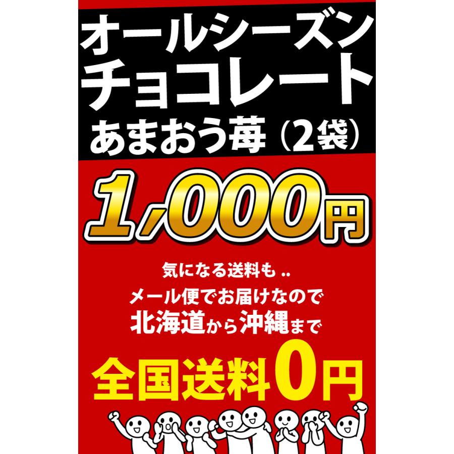 オールシーズン チョコレート あまおう苺 1袋（120g 個包装紙込）×2袋　ゆうパケット便 メール便 送料無料 チーリン お試し ポイント消化 1000円ポッキリ｜kamenosuke｜03