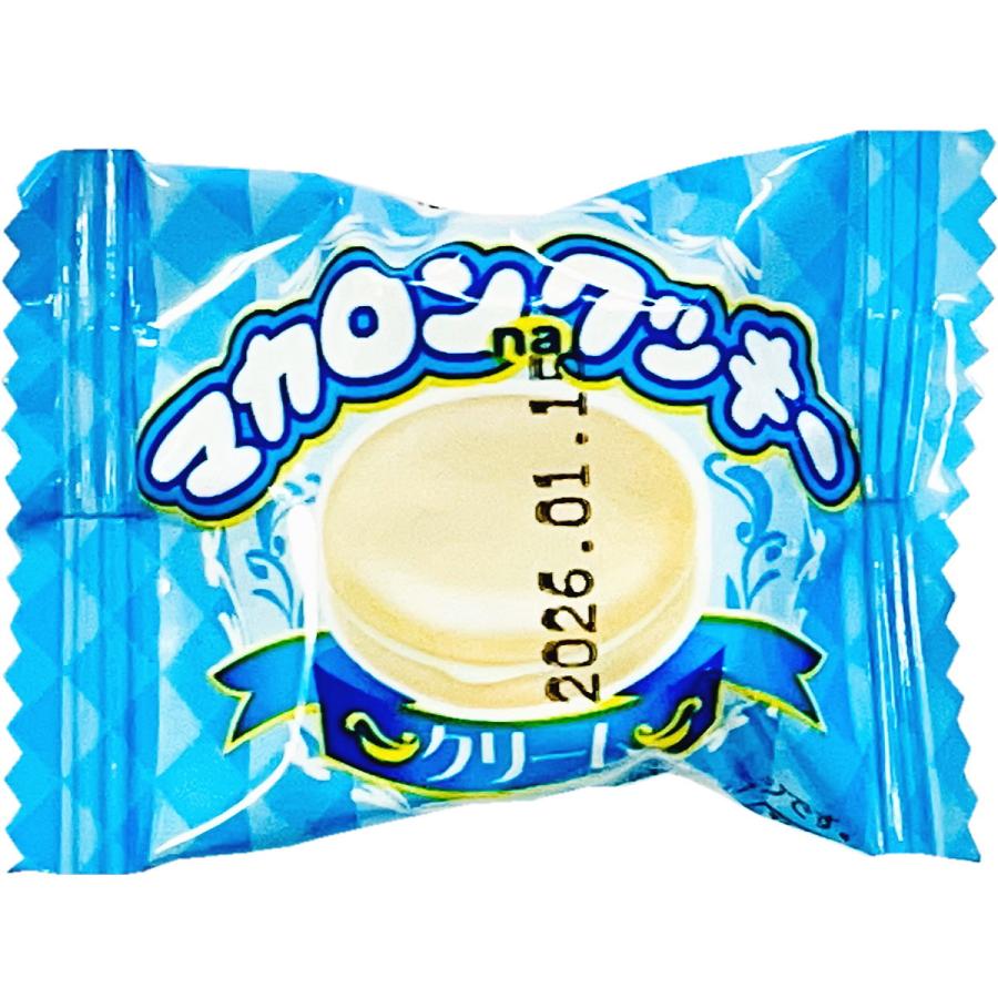 バラ売り大歓迎！1枚490円！ 1個あたり約22円！ やおきん マカロンクッキークリーム 4袋（バラで