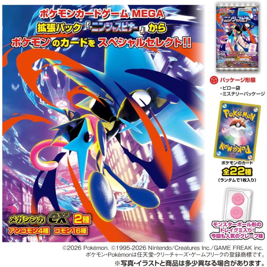 500円 送料無料 タカラトミーアーツ ポケモンカード グミ ニンジャ