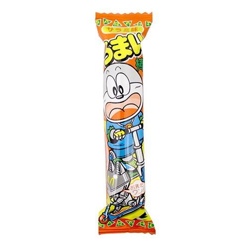 うまい棒 サラミ味 1本（6g）×15本 ゆうパケット便 メール便