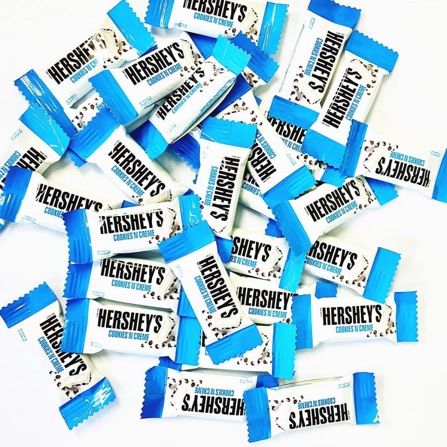 1個あたり26円！　ハーシー 「 クッキー＆チョコレート 」と「 クッキー＆クリーム 」 ミニズ 合計8袋（バラで合計224枚）　送料無料 駄菓子 チョコ | HERSHEY'S | 04