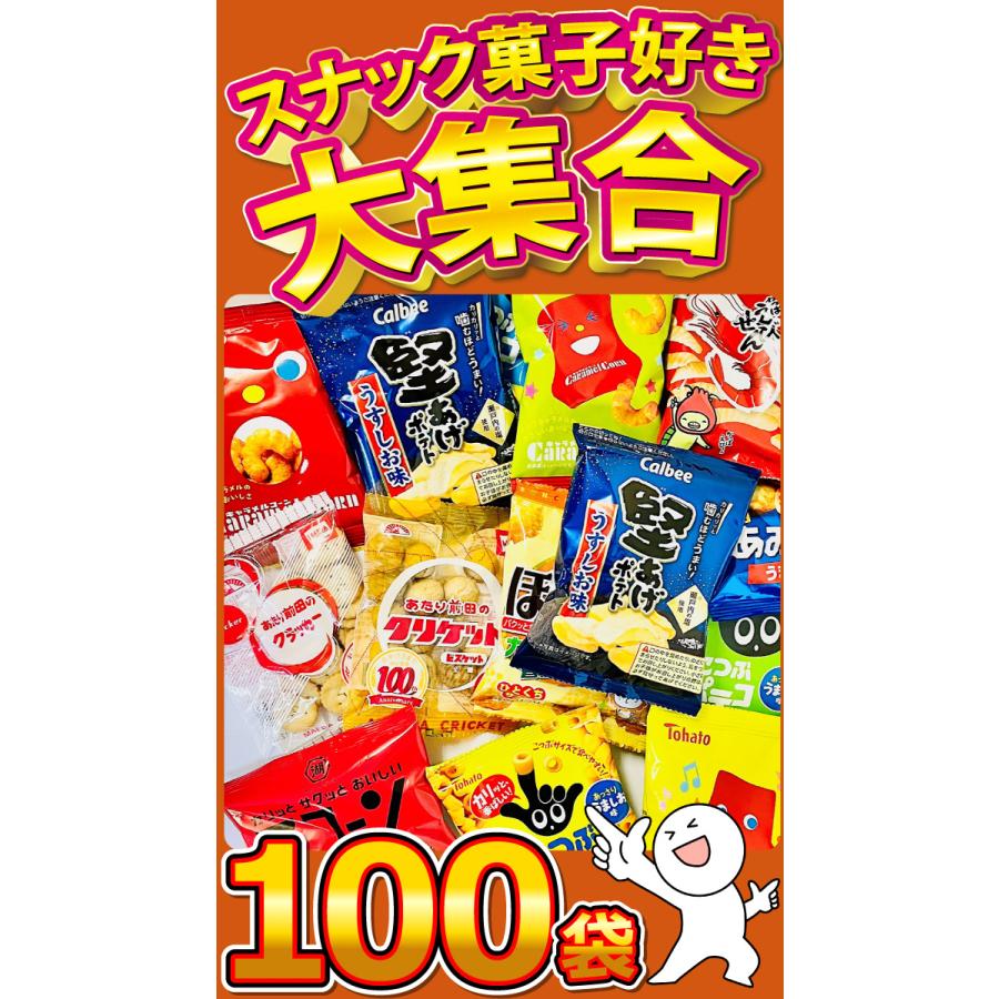 カルビー（Calbee） ちょっと一息♪大人の小袋お菓子 合計100袋