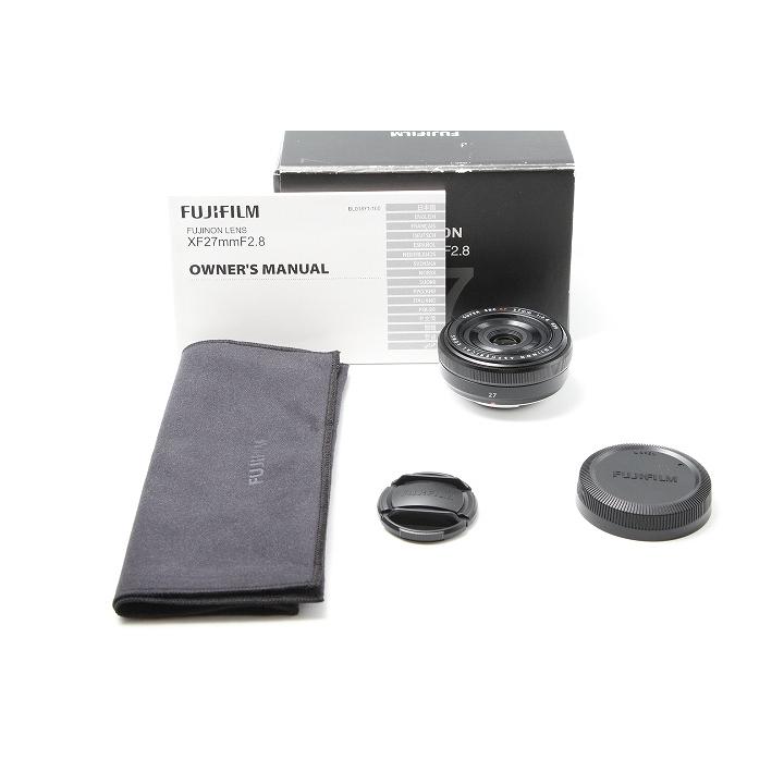 ☆新品級☆FUJIFILM 単焦点広角レンズ XF27mmF2.8 B ブラック | 