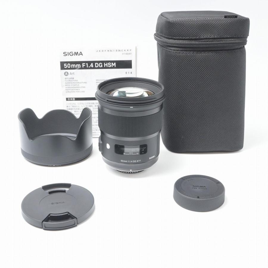 ☆新品級☆SIGMA Art 50mm F1.4 DG HSM ニコン用 | 