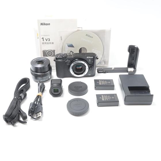 ☆新品級☆Nikon Nikon1 V3 プレミアムキット ブラック | 