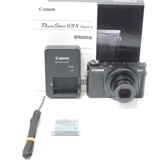 【新品級】Canon PowerShot G9 X Mark II ブラック | 