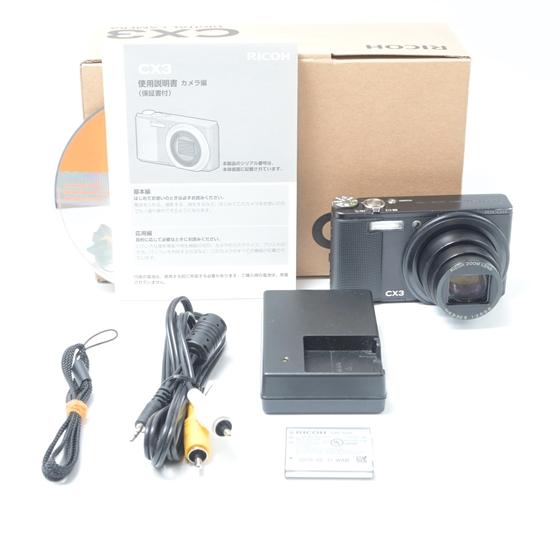 【極上品】RICOH CX3 ブラック CX3BK | 