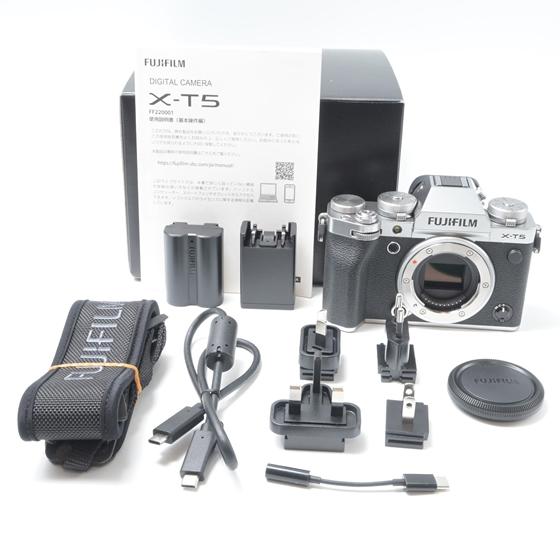 新品級】FUJIFILM X-T5 ボディ シルバー : 3394 : カメラ屋さとう 