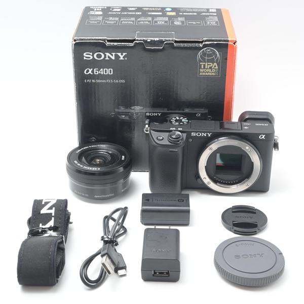 ソニー SONY α6400 パワーズームレンズキット ILCE-6400L B | 