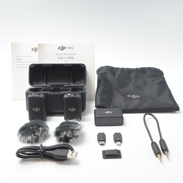 ディージェイアイ DJI Mic (トランスミッター×2 + レシーバー×1 + 充電ケース) ワイヤレス ラベリアマイク | 