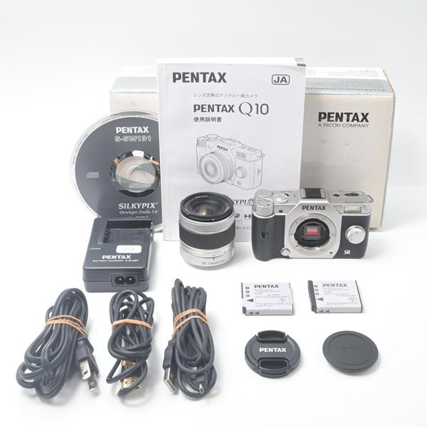 ペンタックス PENTAX Q10 ズームレンズキット シルバー Q10 LENSKIT SILVER[並品] | 