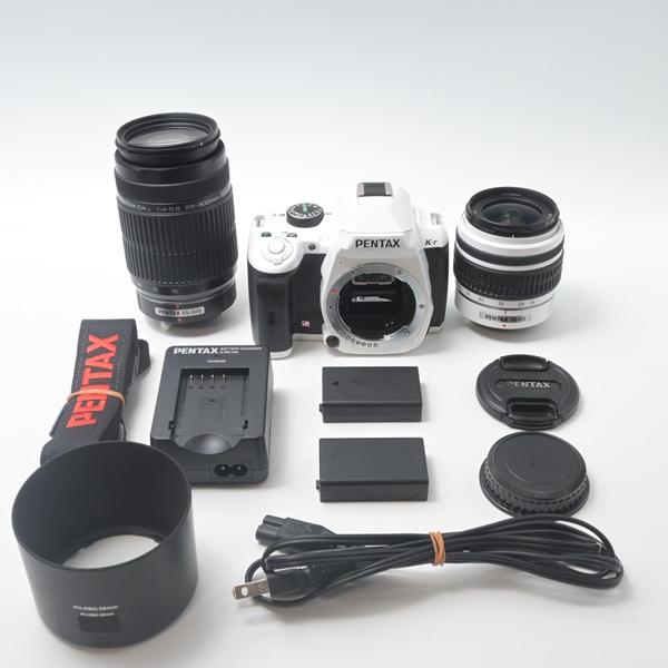 ペンタックス PENTAX K-r Wズームキット ホワイト K-rWZK WH[美品B] | 