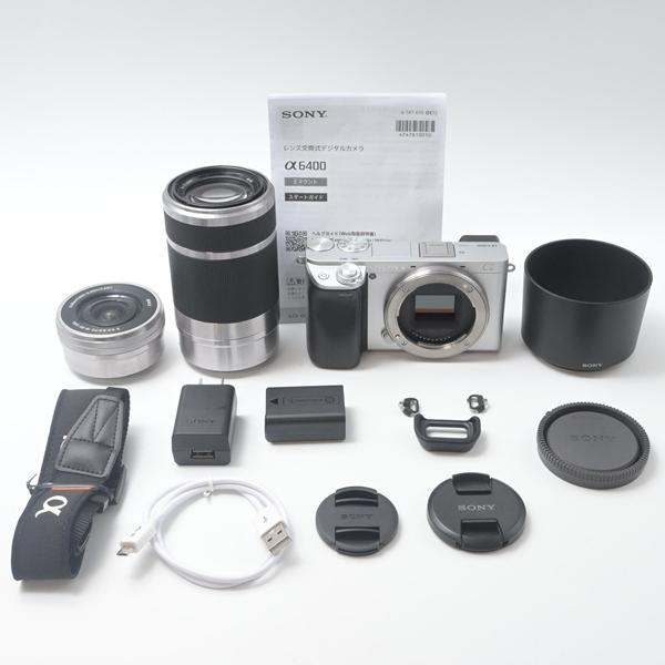 ソニー SONY α6400 ダブルズームレンズキット ILCE-6400Y S[美品A] | 