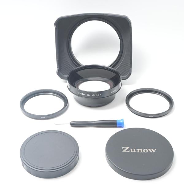 ズノー Zunow WCZ-280 4K対応 0.83倍 ワイドコンバージョンレンズ[美品-] | 