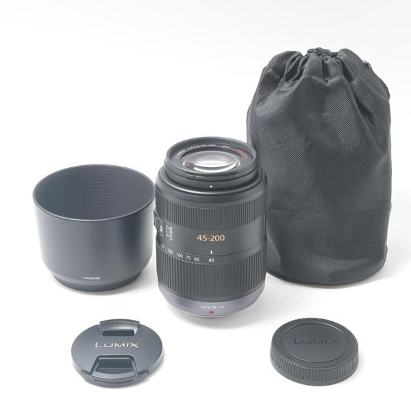 パナソニック Panasonic LUMIX G VARIO 45-200mm/F4.0-5.6 H-FS045200[美品-] | 