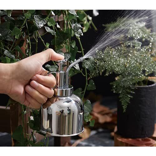 霧吹き 園芸用霧吹き 300ml ステンレス インテリア お洒落 じょうろ 水差し 園芸 掃除 散水 観葉植物 Keinn 銀 Kame 09lp8pd カメショップ 通販 Yahoo ショッピング