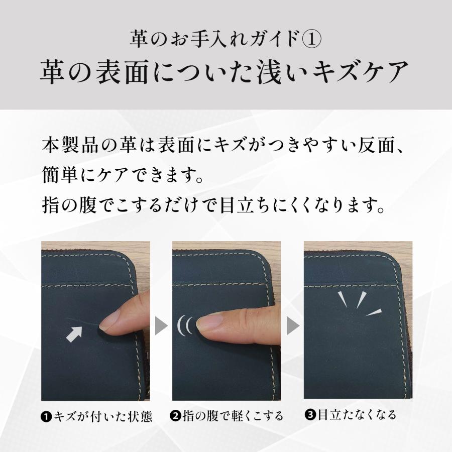 亀登鞄製作所 ペンケース 2本用 筆箱 本革 クレイジーホースレザー