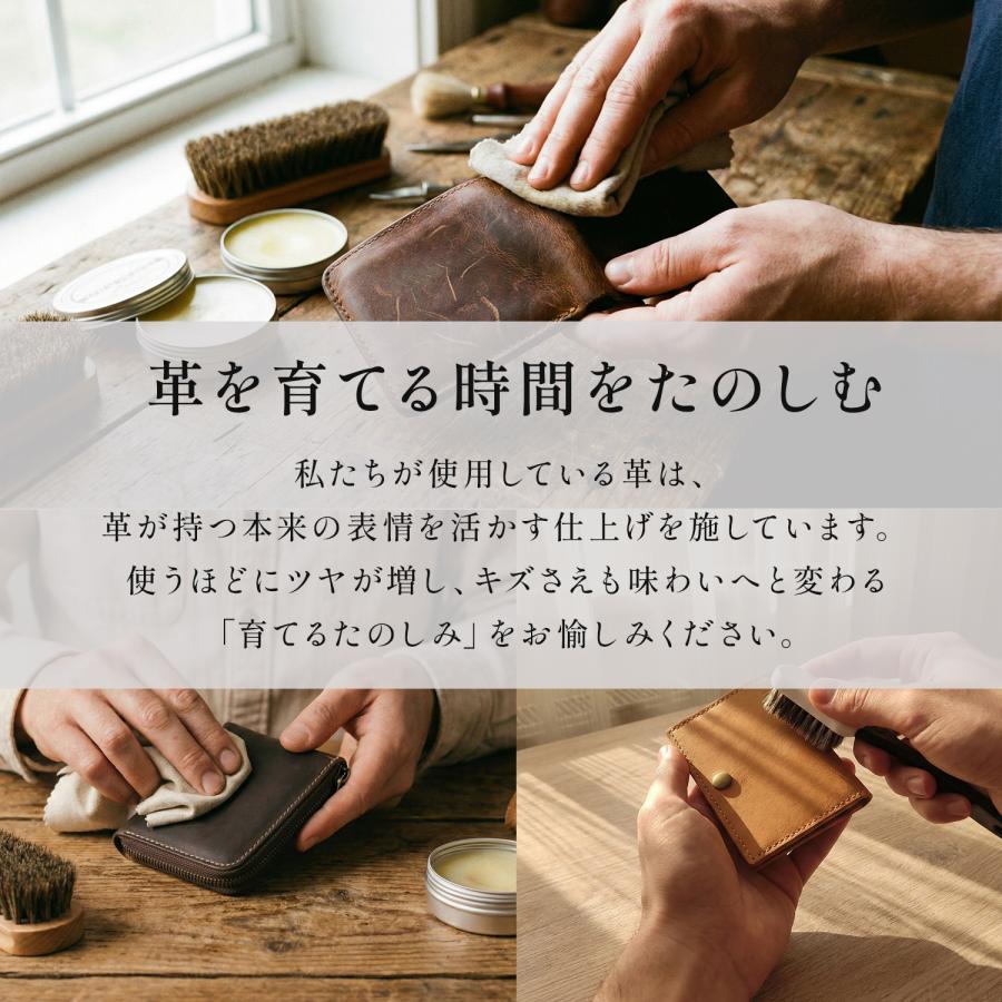亀登鞄製作所 ペンケース 2本用 筆箱 本革 クレイジーホースレザー