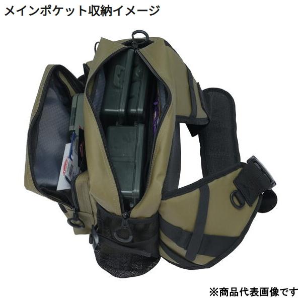 Daiwa ライフジャケット アブガシラ　ワンショルダーバッグ3 オリーブ Abu Garcia One Shoulder bag 3(アブ・ガルシア ワンショルダーバッグ3