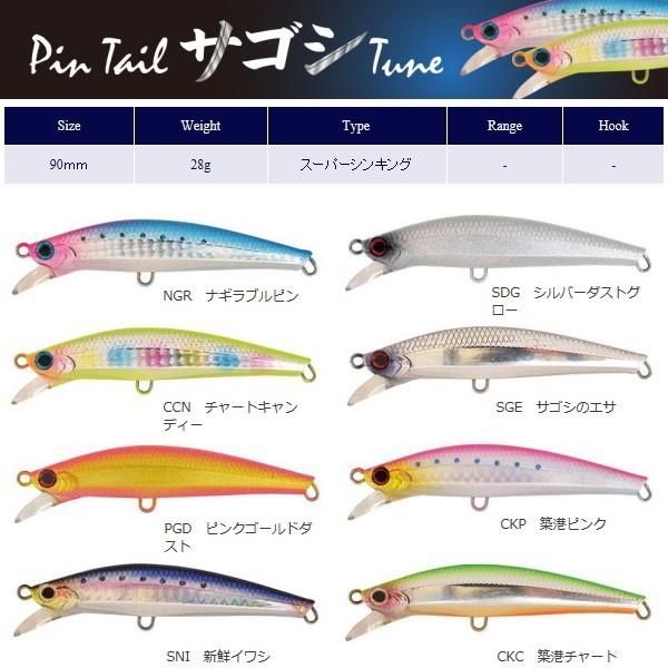 ジャクソン ピンテール サゴシチューン N6 90 Sdg シルバーダストグロー かめや釣具 通販 Paypayモール