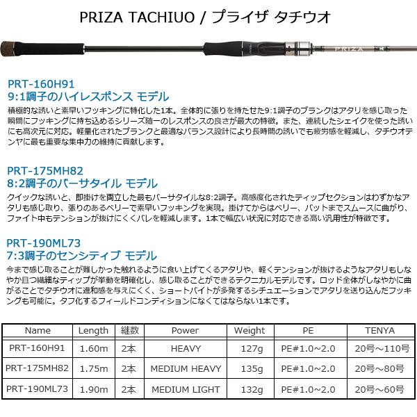 ジャッカル　23プライザタチウオ　PRTー160H91 JACKALL ジャッカル [90] 23 プライザ タチウオ PRT-160H91