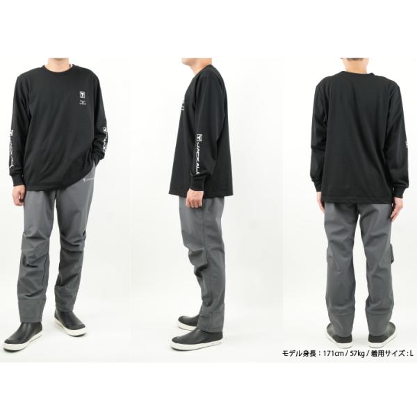 JACKALL（ジャッカル） [90] 25 ロングスリーブTシャツ LT-A001 グレー