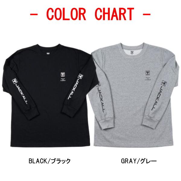 JACKALL（ジャッカル） [90] 25 ロングスリーブTシャツ LT-A001 グレー