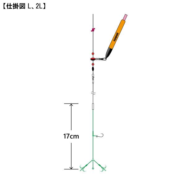 Gamakatsu（がまかつ） [1] IK-104 お墨付きアオリイカはねあげ
