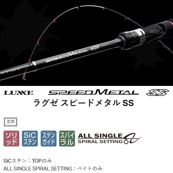 がまかつ　ラグゼ SPEEDL SS Ｂ66H がまかつ LUXXE スピードメタル SS B66H-solid (ロッド・釣竿
