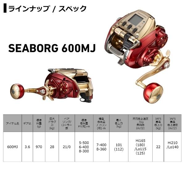 DAIWA（ダイワ） [90] '21 シーボーグ 600MJ (G) : かめや釣具 - 通販