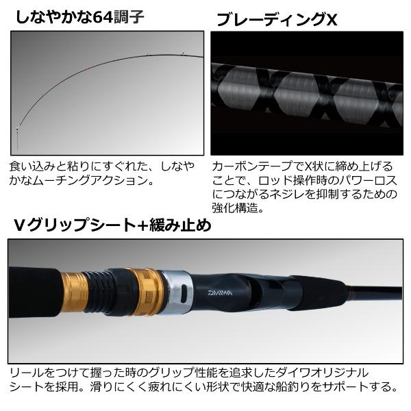 DAIWA（ダイワ） [90] 22 シーフレックス64 80-300・N : かめや釣具
