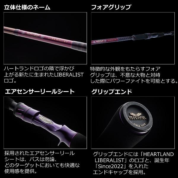 DAIWA(釣り) ダイワ '23 ハートランド リベラリスト 863M+RSB DAIWA(釣り) ダイワ '23 ハートランド リベラリスト 863M+RSB
