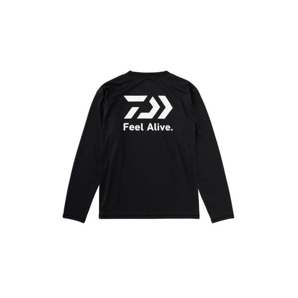 ダイワ [90] '23 クリーンオーシャン FeelAlive.ロングTシャツ DE-8223 ブラック XL セール品・返品不可｜kameya-ec1｜02