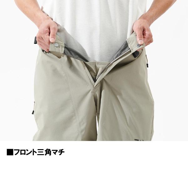 ポイント15倍 ダイワ [90] 2025春夏ウエア 25 レインマックス(R) リップストップショートパンツ DR-5025P マッチャ Lの画像