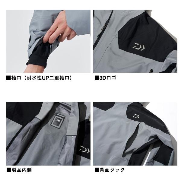 ポイント15倍 ダイワ [90] 25 DR-1125J ゴアテックス ロックガードレインジャケット グレー XL_4