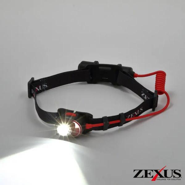 ZEXUS 冨士灯器 [1] ゼクサス ZX-R390 LEDヘッドランプ USB充電