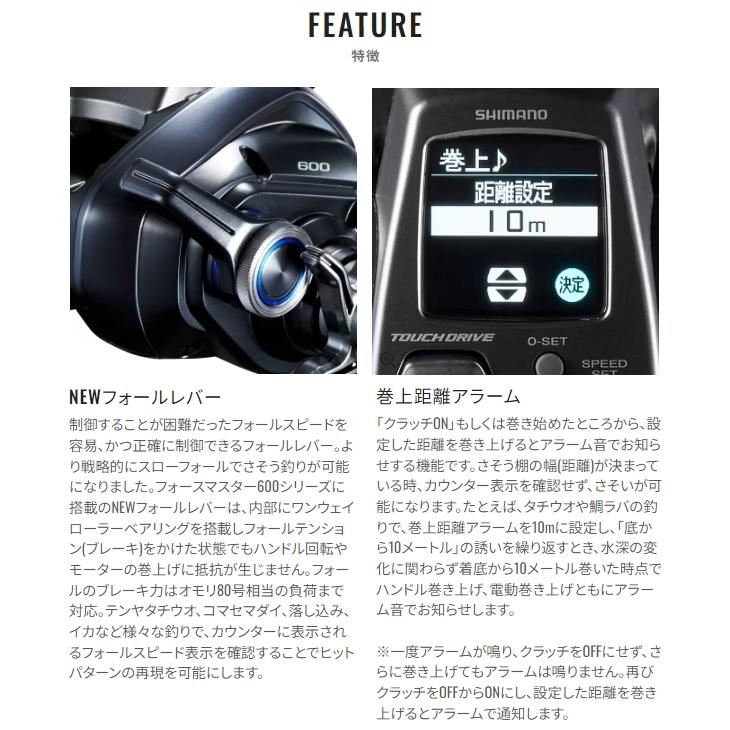 シマノ [90] 23 フォースマスター 601 左ハンドル : かめや釣具