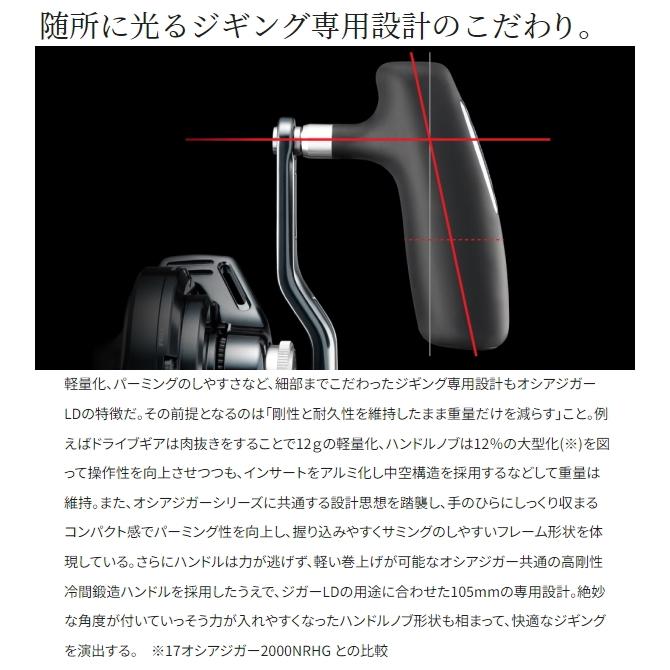 OCEA 爆買対象商品 シマノ [90] 24 オシアジガーLD 2500MG 右ハンドル