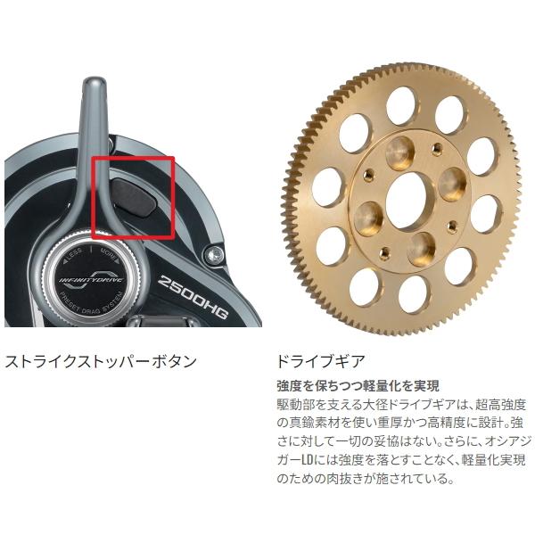 あ*き様 【新品】シマノ オシアジガー 24 LD 2500HG シマノ（SHIMANO） (2024年モデル)シマノ/SHIMANO 24オシアジガー LD