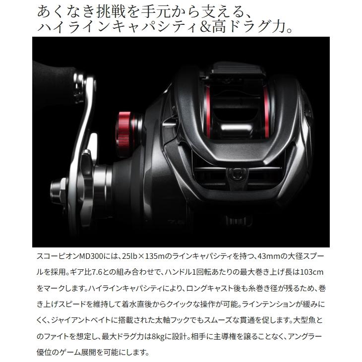 シマノ（SHIMANO） [90] 24 スコーピオン MD 301XGLH LEFT : かめや
