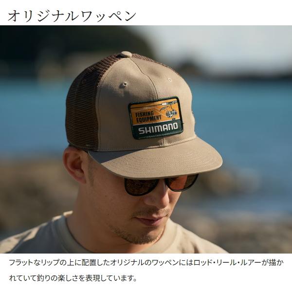 シマノ（SHIMANO） [90] 25 グラフィック フラットメッシュキャップ CA