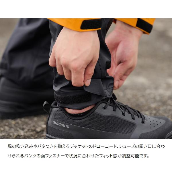 ポイント15倍 シマノ [90] 25 3レイヤー レインスーツ RA-047X オレンジ Mの画像