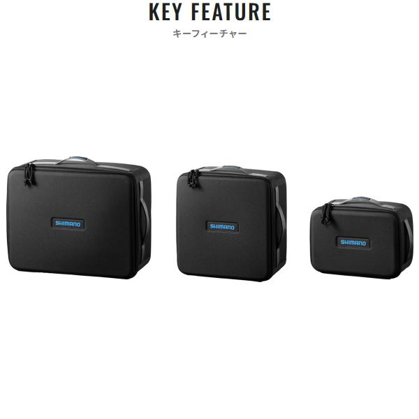 【シマノ純正】リールケース [BA-029Y] /* シマノ [90] BA-029Y リールケース ブラック M : かめや釣具