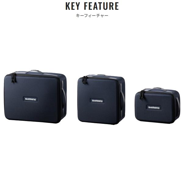 シマノ [90] BA-029Y リールケース ネイビー M : かめや釣具