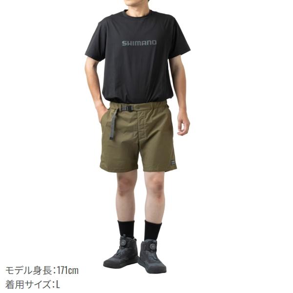 つばさ シマノ（SHIMANO） [90] 26 WP-088Z 海水撥水ショーツ カーキ XL
