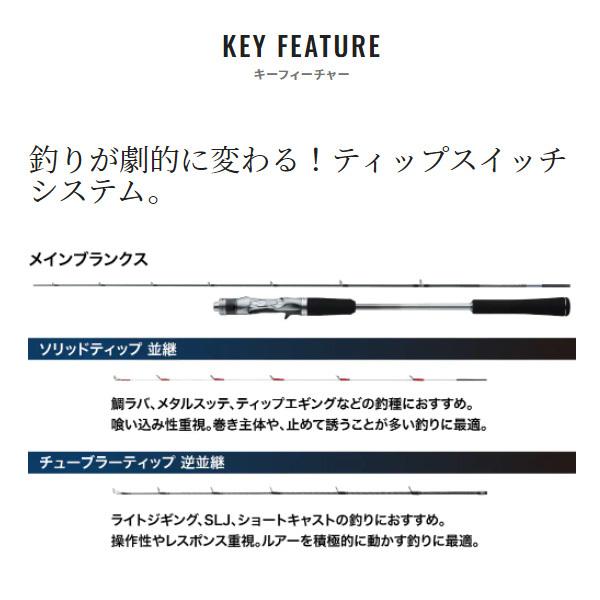 シマノ　クロスミッションXR B66m B66M クロスミッションXR SHIMANO(シマノ) 継数3本 全長1.98m